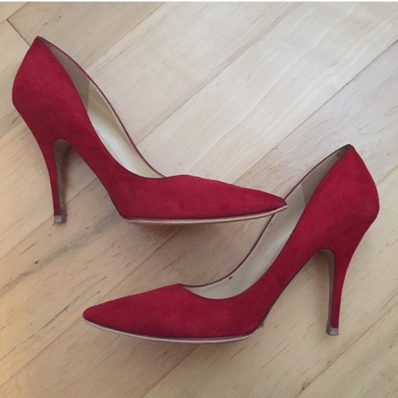 kate spade Shoes - Kate Spade ♠️ Licorice Red Heels MOVING SALE!!!